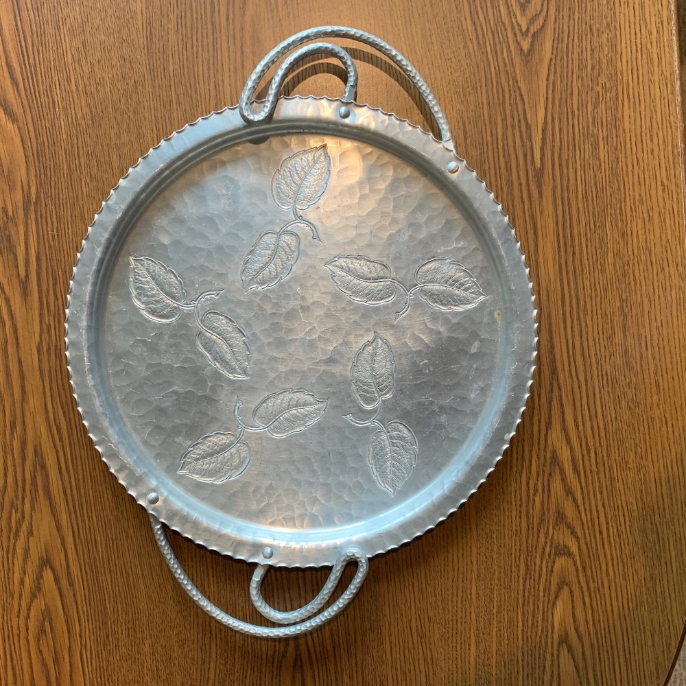 Vintage Farberware Aluminum Tray